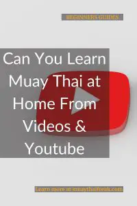 Can You Learn Muay Thai at Home From Videos & Youtube
