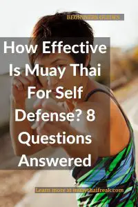 muay thai for self defense