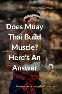 does muay thai build muscle